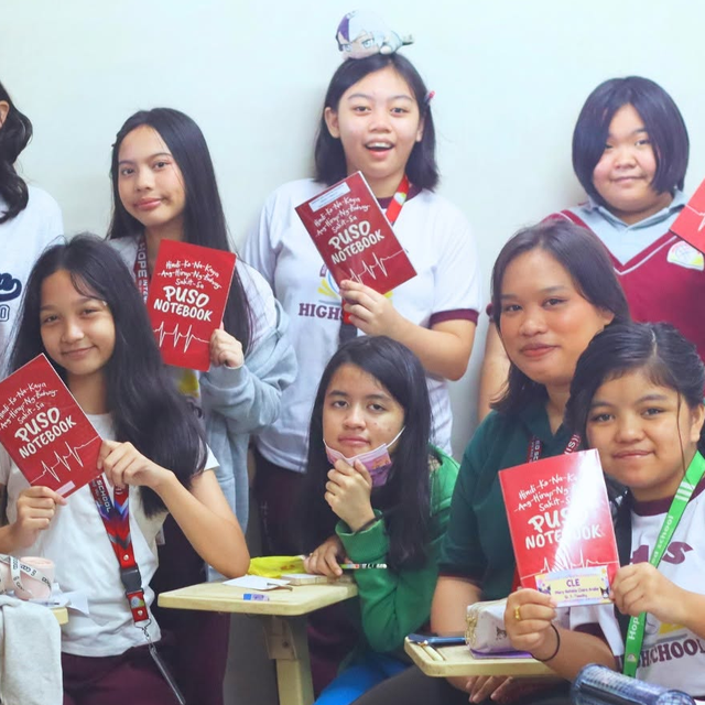 Puso Notebook · students gathered at a campus gathering